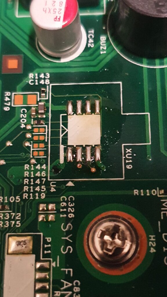 Emplacement du BIOS